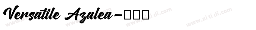 Versatile Azalea字体转换